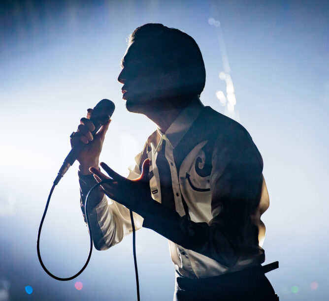 Stephen Sanchez performs at Magazzini Generali on February 22, 2024 in Milan, Italy. (Credit: Sergione Infuso - Corbis/Corbis via Getty Images)