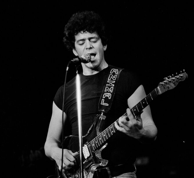 Lou Reed performing in Chicago, May 24,1980. (Credit: Paul Natkin/Getty Images)