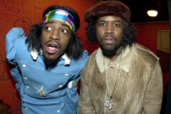 Outkast's Andre 3000 and Big Boi at the The Tabernacle in Atlanta, Georgia, October 2000. (Photo by Rick Diamond / WireImage)