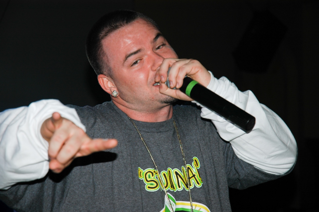 Paul Wall performs at the V Theatre in Las Vegas on February 16, 2005. (Credit: Julia Beverly/Getty Images)