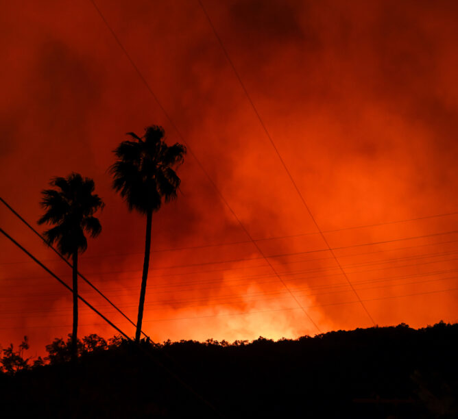 Los Angeles, January 10, 2025. (Credit: Tayfun Coskun/Anadolu via Getty Images)