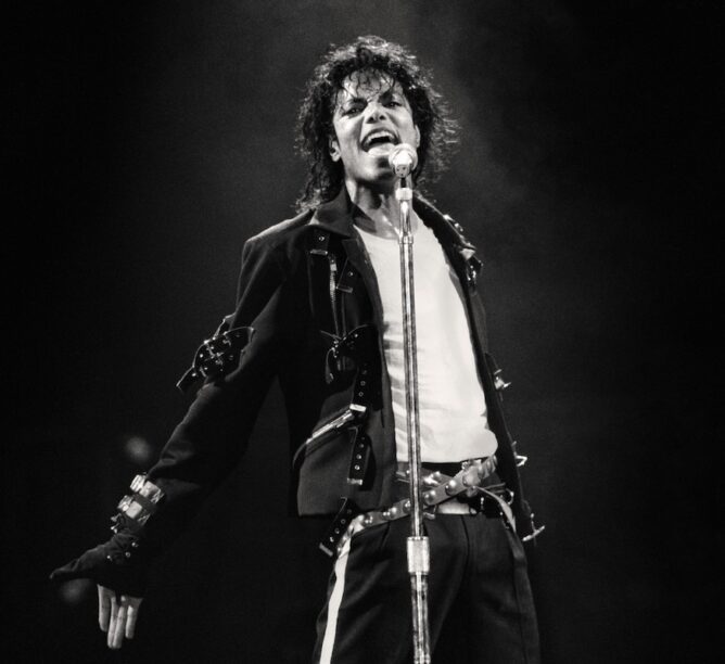 Michael Jackson performs in concert circa 1988. (Credit: Kevin Mazur/WireImage)
