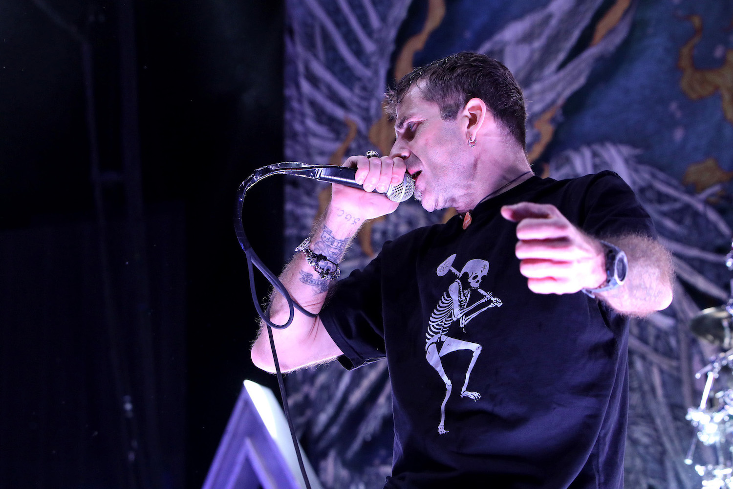 Randy Blythe of Lamb of God performs at Scotiabank Arena on February 26, 2024 in Toronto, Ontario. (Credit: Jeremychanphotography/Getty Images)