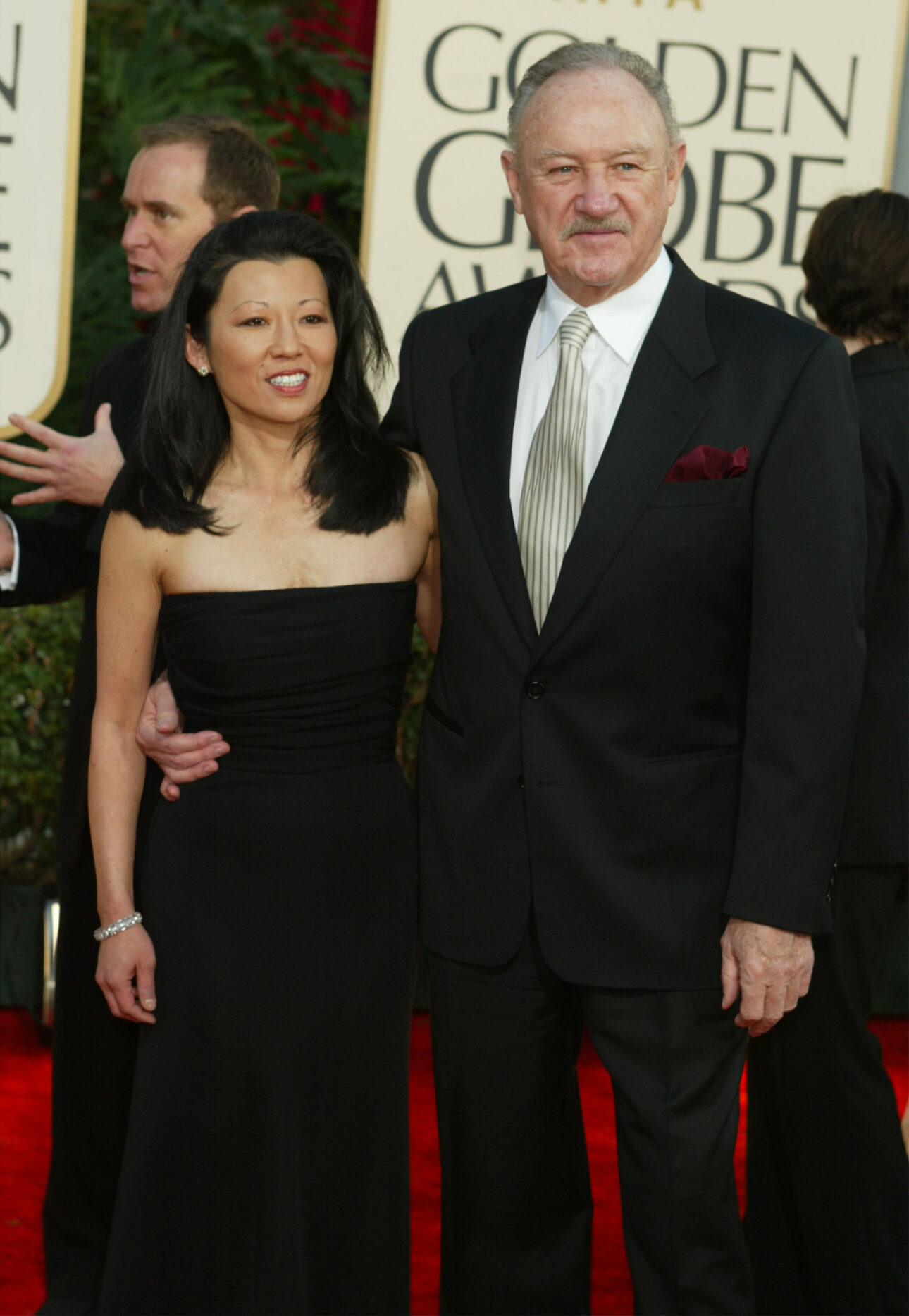 Gene Hackman arrives at the 60th Annual Golden Globe Awards held at the Beverly Hilton Hotel in Los Angeles, CA  on January 19, 2003.  Photo by Kevin Winter/Getty Images.