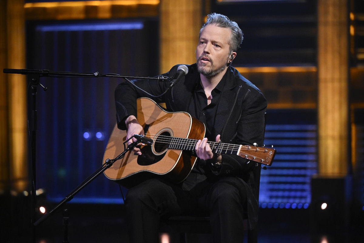 Isbell performs on The Tonight Show Starring Jimmy Fallon on February 26, 2025 -- (Credit: Todd Owyoung/NBC via Getty Images)