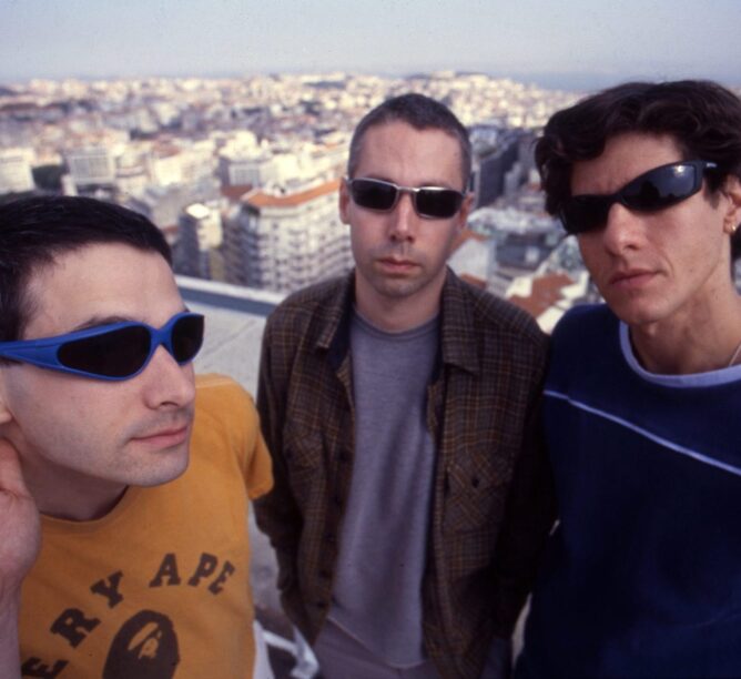 Beastie Boys in 1998. (Credit: Martyn Goodacre/Getty Images)