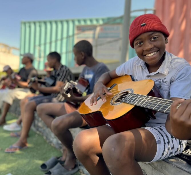 Students in Playing for Change Foundation's Imvula Music Program in Capetown, South Africa (Credit: Playing For Change Foundation)