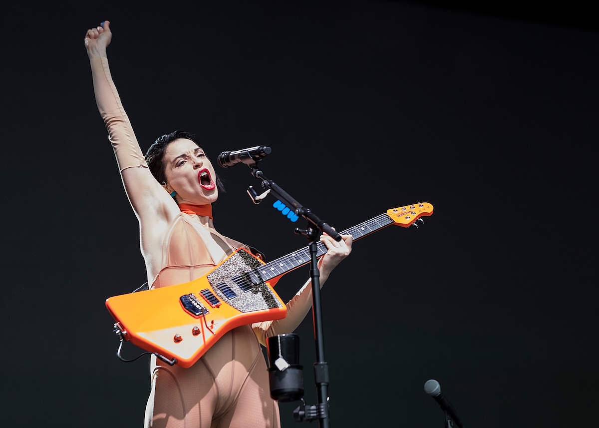 St. Vincent performs on stage at the SKOOKUM Festival at Stanley Park in 2018 in Vancouver, Canada. ((Credit: Andrew Chin/Getty Images)