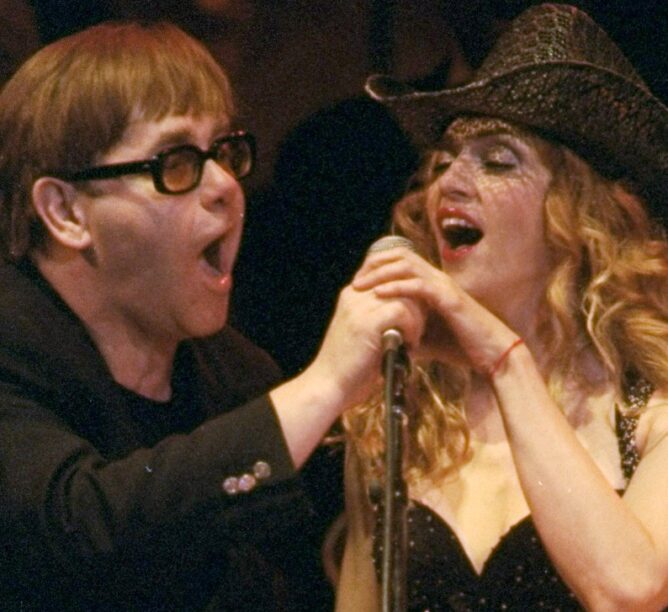 elton john maddona
