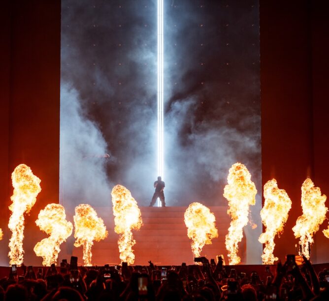Kendrick Lamar and Sza’s Grand National Tour at SoFi Stadium in Los Angeles (Credit: Greg Noire)