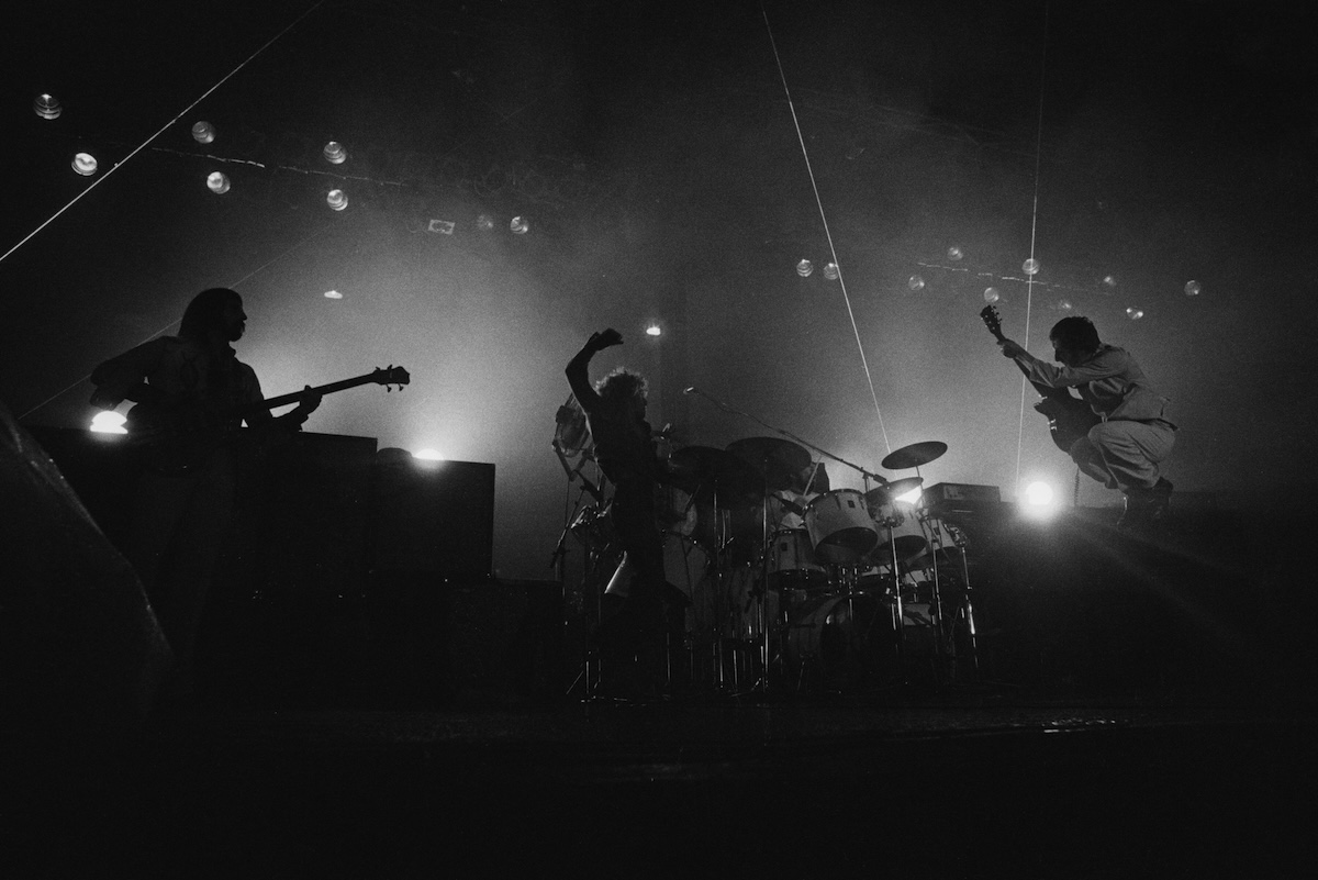 The Who perform in London in 1976.  (Credit: Michael Putland/Getty Images)