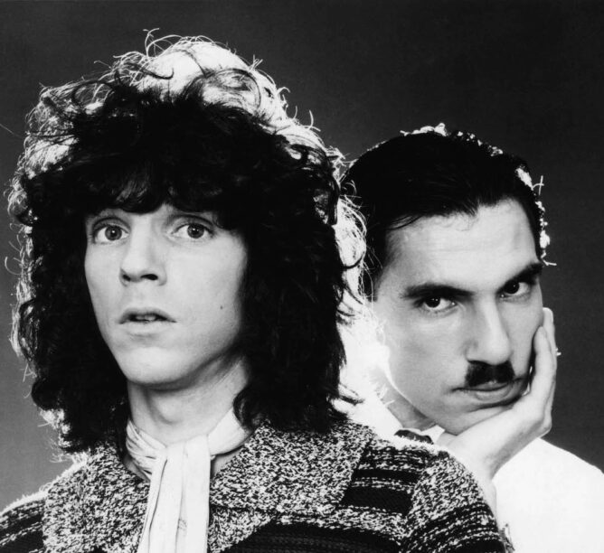 Russell and Ron Mael of Sparks. (Credit: Gems/Redferns)