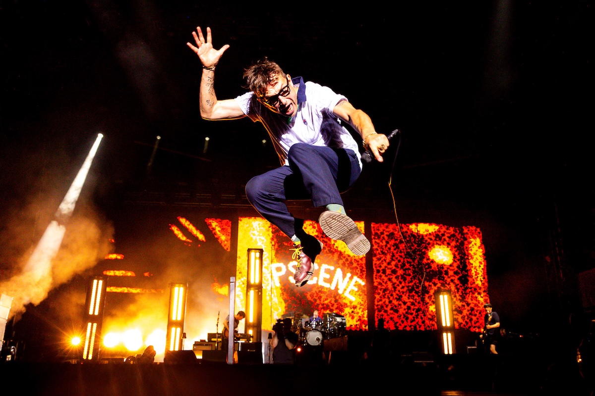 Damon Albarn of Blur performs live at Lucca Summer Festival in 2022. (Credit: Mairo Cinquetti/SOPA