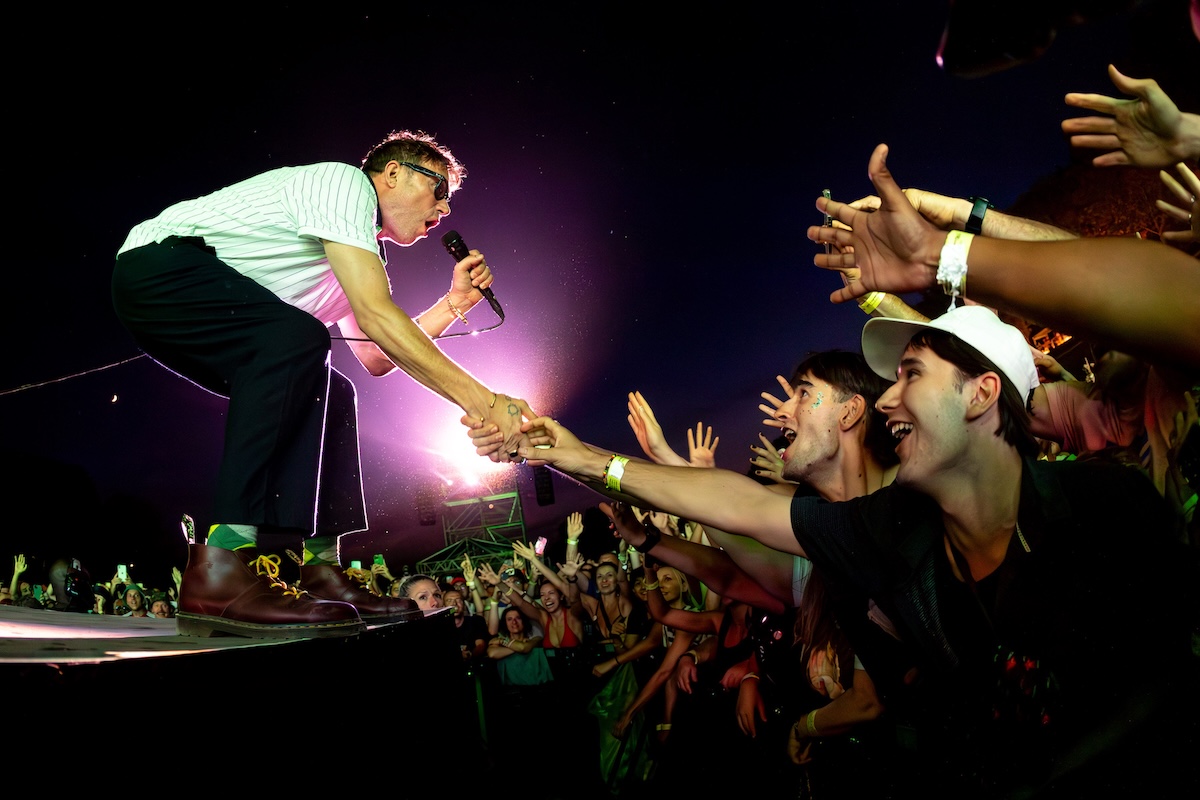 Damon Albarn of Blur performs live at Lucca Summer Festival in Lucca in 2022. (Credit: Mairo Cinquetti/SOPA Images/LightRocket via Getty Images)