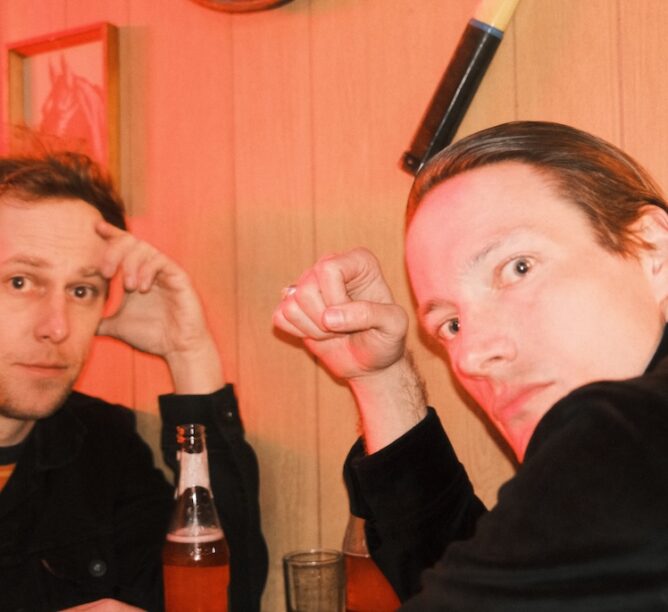 Kyle Fisher and Luke Bentham of the Dirty Nil. (Credit: Drew Thomson)