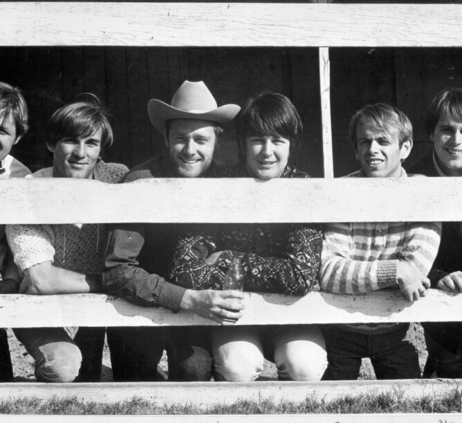 The Beach Boys in 1966. (Credit: Michael Ochs Archives/Getty Images)