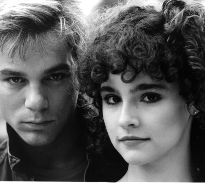 Steve Antin and Diane Franklin as Rick and Karen in 1982's 'The Last American Virgin.'. (Credit: Cannon Group/Getty Images)
