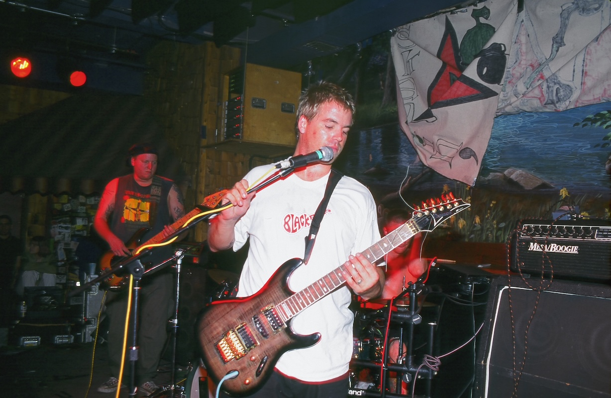 Eric Wilson and Bradley Nowell of Sublime perform at Wetlands Preserve nightclub in New York City in 1995. (Credit:  Steve Eichner/Getty Images)