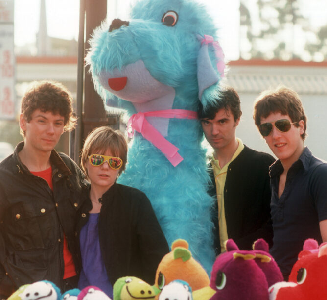 Talking Heads in 1977. (Credit: Michael Ochs Archives/Getty Images)