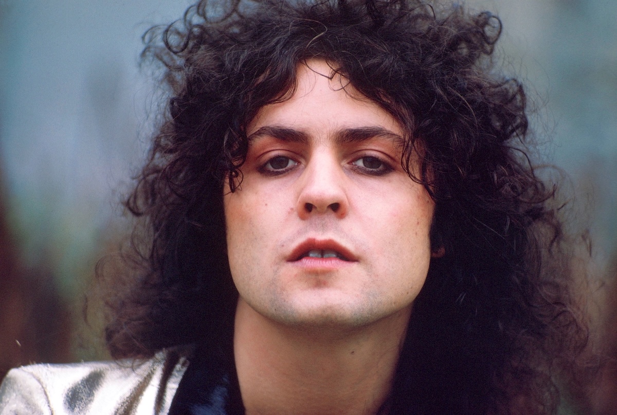 Singer and guitarist Marc Bolan of T-Rex in 1972. (Credit: Michael Putland/Getty Images)