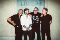 Sex Pistols (L-R): Glen Matlock, Frank Carter, Steve Jones, Paul Cook. (Credit: Giueseppi Craca)