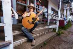 Musician and composer Pete Droge at the Vashon Island Roasterie in Washington in April, 2025. (Credit: Rick Dahms)