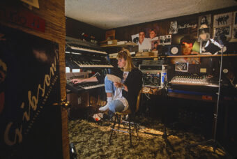 Debbie Gibson making music in 1988. (Credit: Joe McNally/Getty Images)