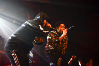 The Cool Kids perform at Wonder Ballroom in Portland, Oregon on January 8, 2018. (Credit: Anthony Pidgeon/Redferns)