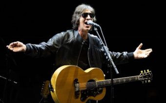 Richard Ashcroft performs in support of Oasis on the opening night of their 'Live '25' tour at Principality Stadium on July 04, 2025, in Cardiff, Wales. (Credit: Samir Hussein/WireImage)