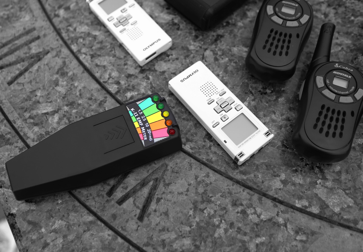 The equipment of a ghost hunter. (Credit: Kelly O)