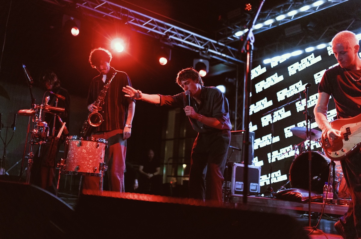 DEADLETTER performs on Friday, November 7 at Iceland Airwaves 2025. (Credit: Martyna S.)