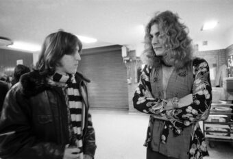 Cameron Crowe and Robert Plant, 1973. (Credit: Neal Preston)