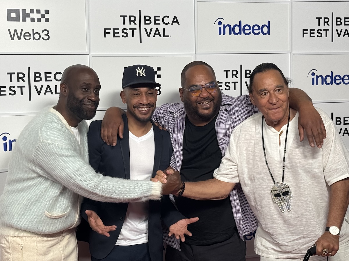 Kelvin "Posdnuos" Mercer, Prince Paul, Vincent "Maseo" Mason, and photographer Ernie Paniccioli. (Credit: Kyle Eustice)