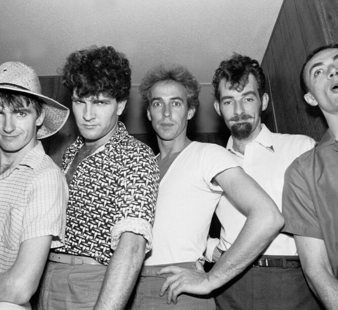 Split Enz at Memphis in May in 1981. (Credit: Paul Natkin/Getty Images)