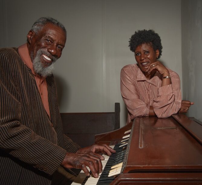 Robert Finley and Christy Johnson. (Credit: Jim Herrington)
