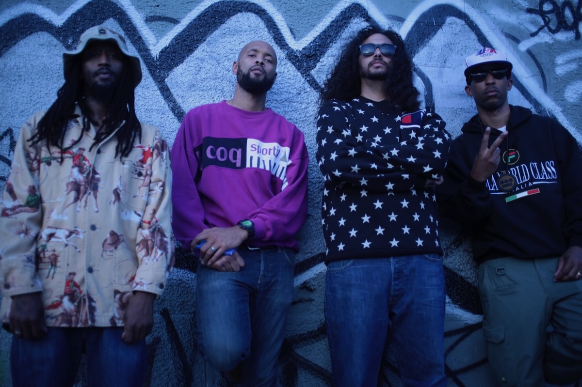 A-Plus, Tajai, Opio, and Phesto of Souls of Mischief. (Credit: Courtesy of Souls of Mischief)