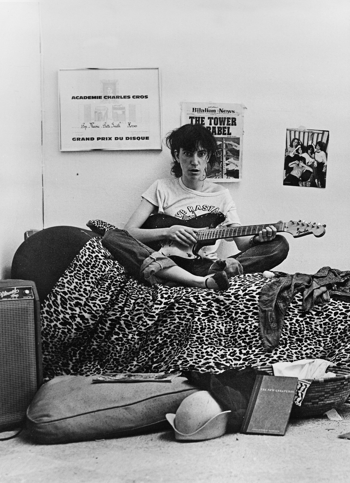 Patti Smith in 1976. (Credit: Frank Stefanko, courtesy of Random House)