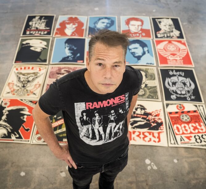 Shepard Fairey. (Credit: Suitcase Joe)