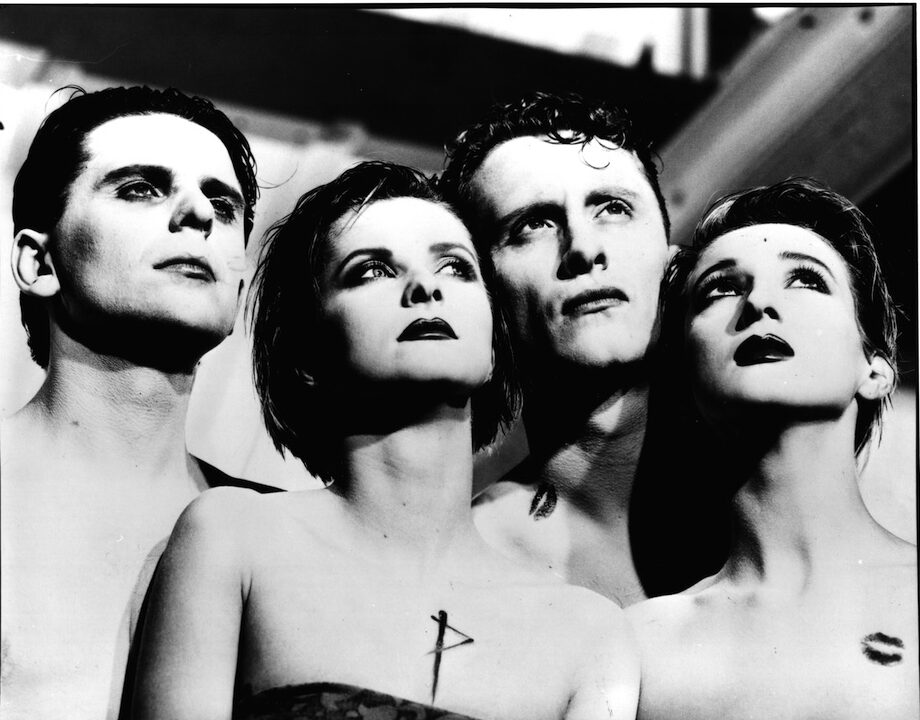 Michael Mertens, Susanne Freytag, Ralf Dörper, and Claudia Brücken of Propaganda. (Credit: Peter Brown)