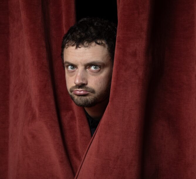 Jordan Benjamin, aka Grandson, backstage at the Bellwether in Los Angeles. Grandson had just released his third album, 'INERTIA.' (All photos by Steve Appleford)