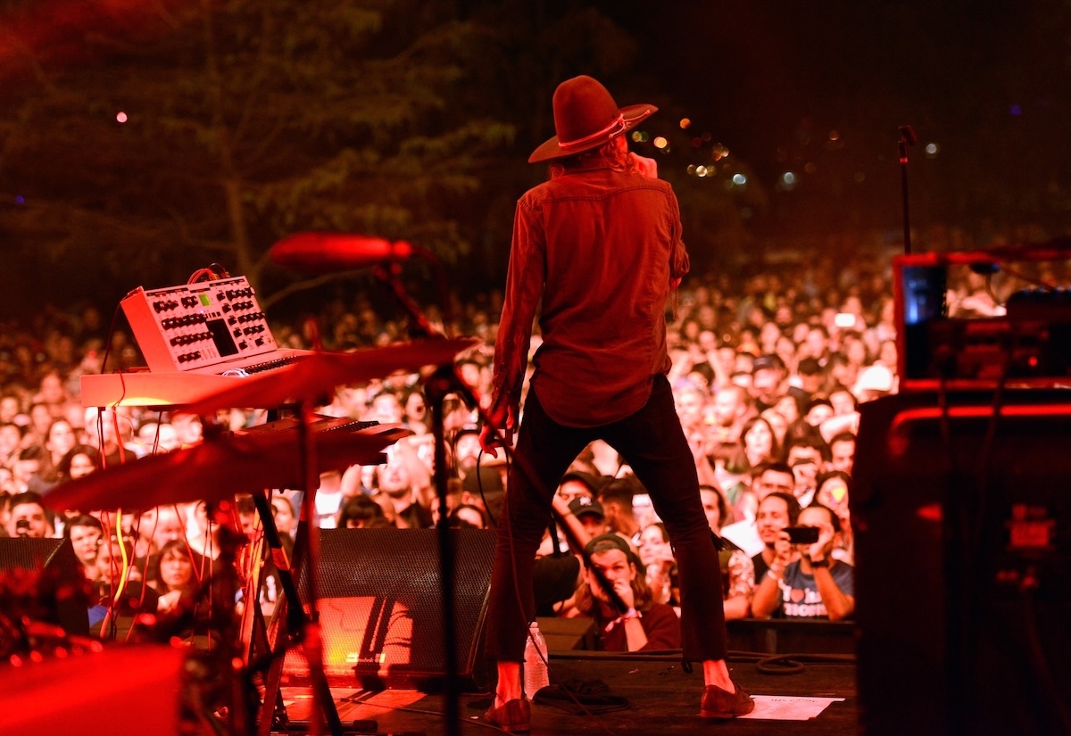 Todd Fink with the Faint in 2017. (Credit: Timothy Norris/Getty Images for FYF)