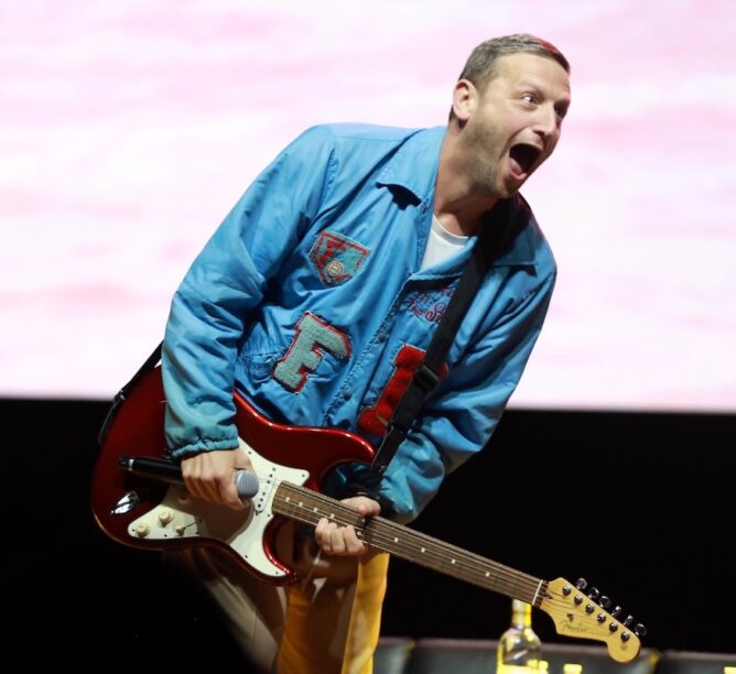 Tim Robinson performs onstage in 2024 in Los Angeles, California. (Credit: Matt Winkelmeyer/Getty Images for Netflix)
