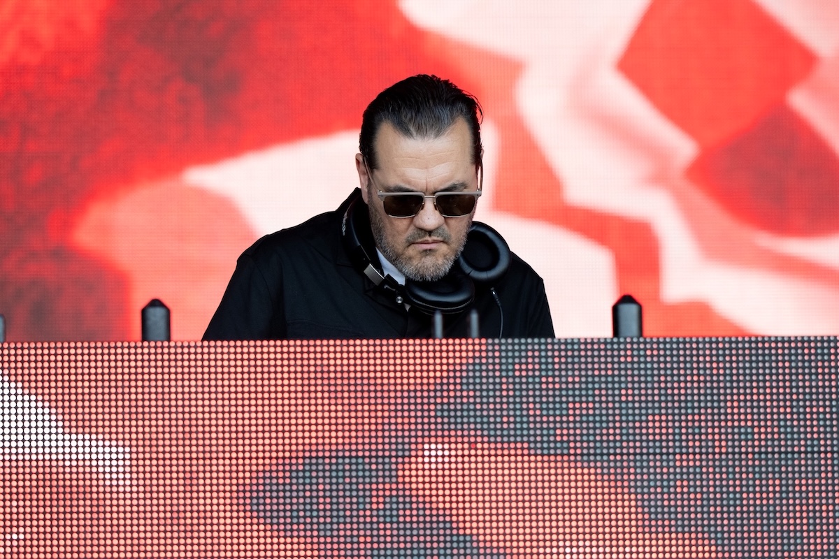 Anthony "Ant" Davis performs onstage during Warped Tour at Shoreline Waterfront on July 27, 2025, in Long Beach, California. (Credit: Scott Dudelson/Getty Images)