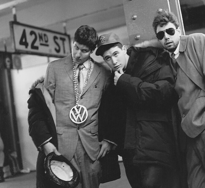 Beastie Boys in 1986. (Credit: Michel Delsol/Getty Images)