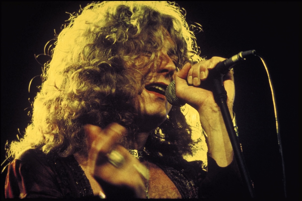 Robert Plant of Led Zeppelin in 1975. (Credit: Chris Walter/WireImage)