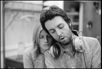 Paul McCartney with his wife, Linda. (Credit: Linda McCartney)