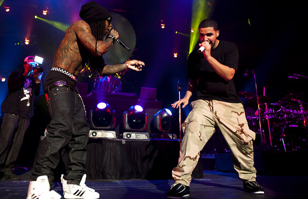 Lil Wayne Returns to the Stage with Drake! | SPIN