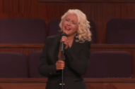 See Christina Aguilera Belt ‘At Last’ at Etta James’ Funeral