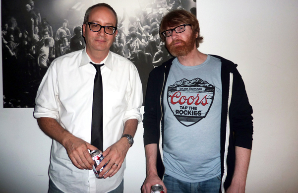 This is an image of Chuck Klosterman and Doug Brod.