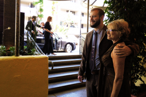 Vernon with his mother, Justine (Photo: David Bevan)